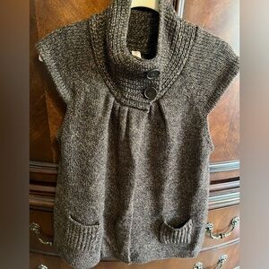 Button Top Sweater Vest